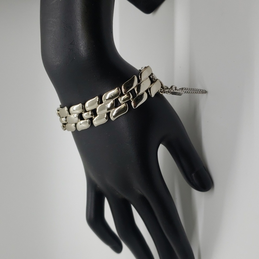 Vintage Monet link cuff bracelet